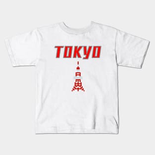 TOKYO×pixel art Kids T-Shirt